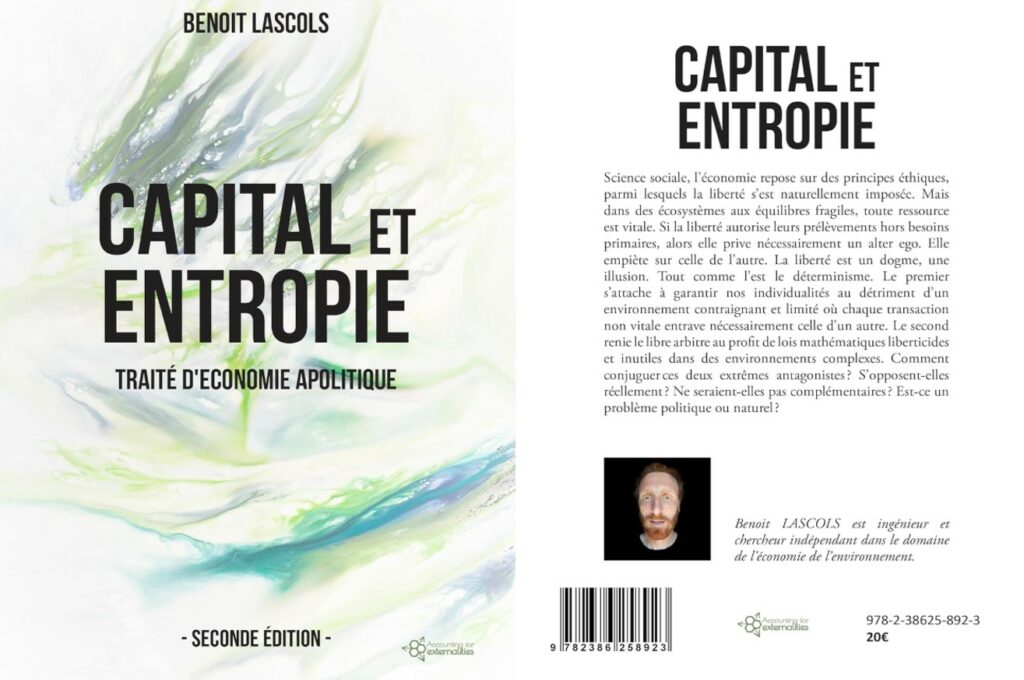 Capital; Entropie; Economie de l'environnement